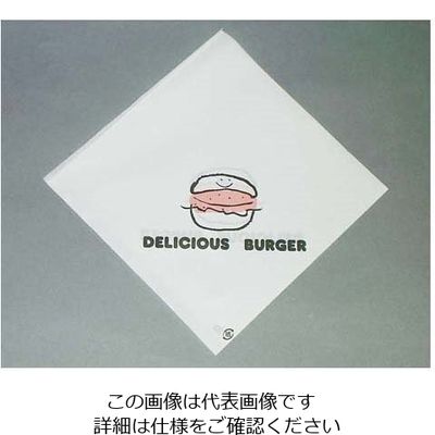 福助工業 バーガー袋 デリシャスバーガー (100枚入) No.22 1ケース(100枚) 62-6539-58（直送品）