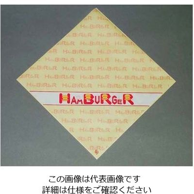 福助工業 バーガー袋 ハンバーガー (100枚入) No.18 1ケース(100枚) 62-6539-59（直送品）