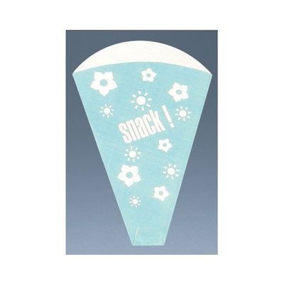 遠藤商事 クレープ袋 (100枚入) ブルー 62-6539-73 1ケース(100枚)（直送品）