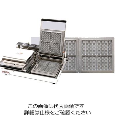 遠藤商事 マルチベーカー 2連式 ベルギーワッフル正角型4個取小 62-6537-68 1個（直送品）