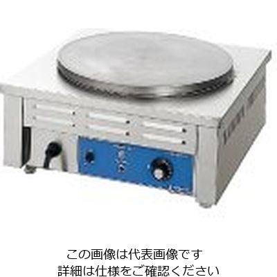 遠藤商事 電気式クレープ焼器 62-6538-14 1個（直送品）