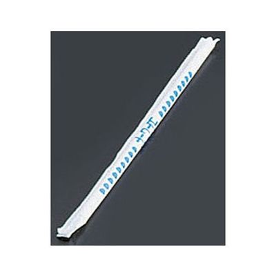 遠藤商事 ストレートストロー 直・袋入 (500本箱入) 62-6538-68 1ケース(500本)（直送品）