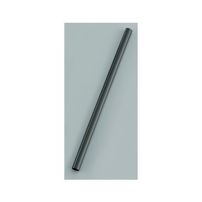 シバセ工業 タピオカストロー ストレート裸 (130本箱入) 黒 No.613 1ケース(130本) 62-6538-81（直送品）