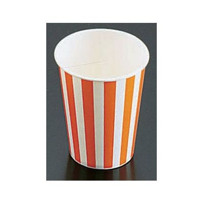 遠藤商事 紙コップ(コールド用)SCVー275 ストライプ (2500入) 62-6538-92 1ケース(2500個)（直送品）