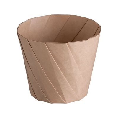 遠藤商事 おりがみカップ(20枚入) 大 茶 62-6541-03 1ケース(20個)（直送品）