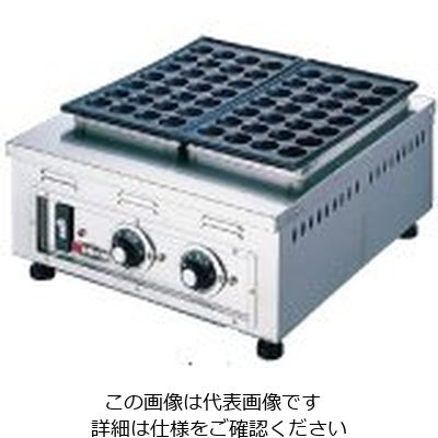 遠藤商事 電気式たこ焼器(ころがし式) (3連式84個焼) 62-6541-21 1個（直送品）