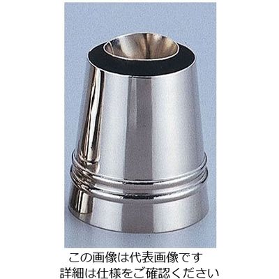 田中糧機製作所 ダブル口金 丸型ヘソ低 62-6552-42 1個（直送品）