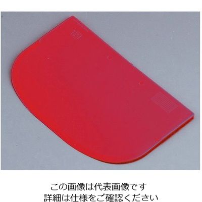 遠藤商事 サーモ カラースクレーパー 37143 レッド 62-6554-43 1個（直送品）