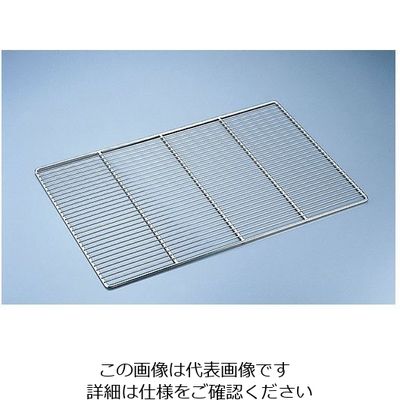 シンドー マトファ 角網足なし(ステンレス) 500×350mm 08732 1個 62-6553-60（直送品）