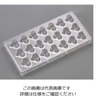 遠藤商事 デコレリーフ チョコレートモルド ハートB DRC1218 1個 62-6555-19（直送品）