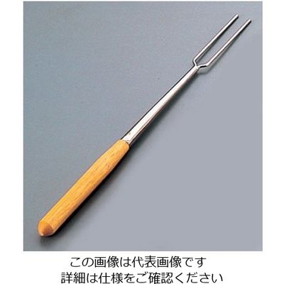 田中糧機製作所 (T)木柄チョコレートフォーク 2本先 62-6555-41 1個（直送品）