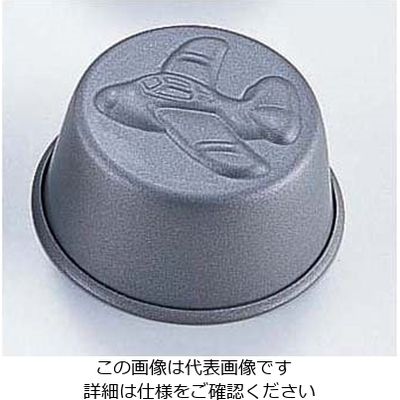 遠藤商事 フッ素加工 プリンカップ 飛行機 62-6559-93 1個（直送品）