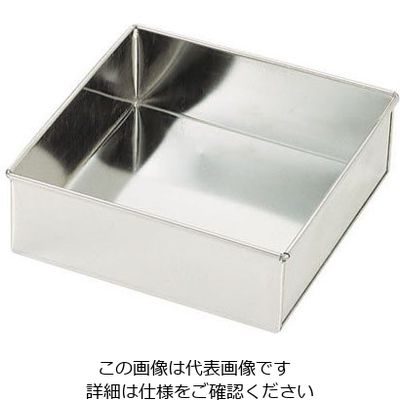 田中糧機製作所 ブリキ 角型デコレーション型 大 62-6561-56 1個（直送品）