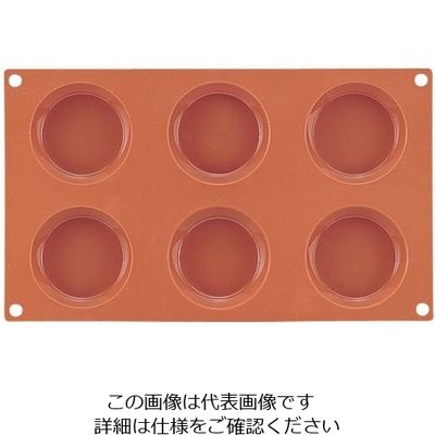 Martellato マルテラートフレキシブルモルドSF046 70 フラン型 6ヶ取 62-6569-93 1個（直送品）