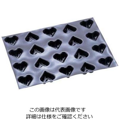 遠藤商事 ドゥマール フレキシパン 20取 立体ハート 1073 1個 62-6570-61（直送品）
