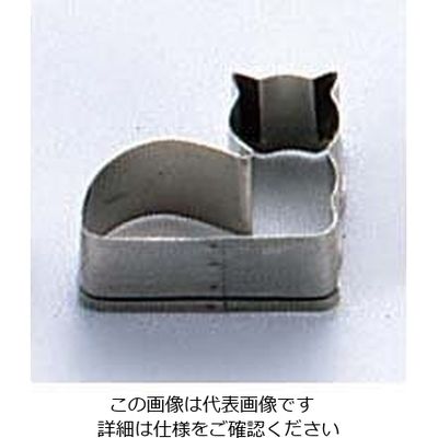 田中糧機製作所 18ー8クッキー抜型 ネコ 62-6575-10 1個（直送品）
