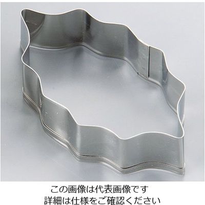 田中糧機製作所 18ー8 クッキー抜型 ヒイラギ 中 62-6574-95 1個（直送品）