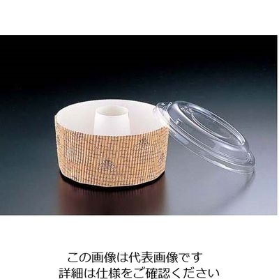 天満紙器 スモール蓋付シフォン ロイヤルクレスト柄 SCー836A (50枚入) 62-6576-89 1ケース(50枚)（直送品）