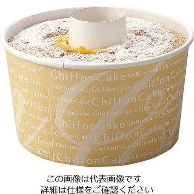 天満紙器 ロールシフォンカップ ミルキー (25枚入) RS102 1ケース(25枚) 62-6576-90（直送品）