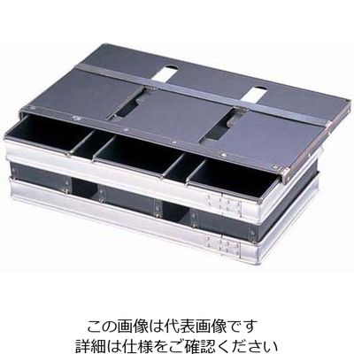 遠藤商事 スルトン トライプラス 2斤食パン型 3連結 (蓋付) 62-6575-63 1個（直送品）