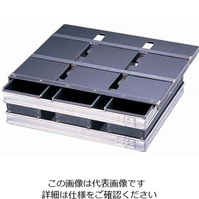 遠藤商事 スルトン トライプラス 3斤食パン型 3連結 (蓋付) 62-6575-65 1個（直送品）