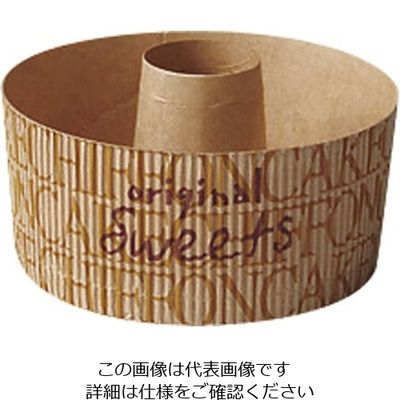 天満紙器 スモールシフォンカップ(50枚入) シンプルロゴ SC-838 1ケース(50枚) 62-6576-94（直送品）