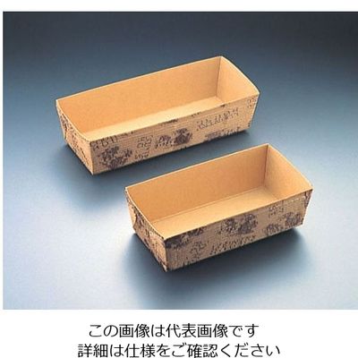 天満紙器 ベーキングトレー ハウス柄長方型 (50枚入) CT-202 1ケース(50枚) 62-6577-01（直送品）