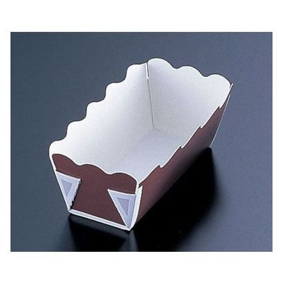 遠藤商事 ペーパートレイ ミニパウンド80 茶 (100枚入) 62-6577-20 1ケース(100枚)（直送品）