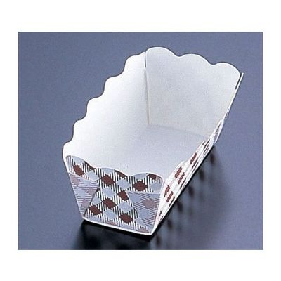 遠藤商事 ペーパートレイ ミニパウンド80 チェック (100枚入) 62-6577-21 1ケース(100枚)（直送品）