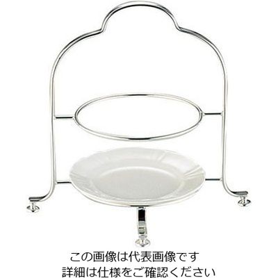 三宝産業 UK18ー8 2段ハイティースタンド 小 62-6580-41 1個（直送品）