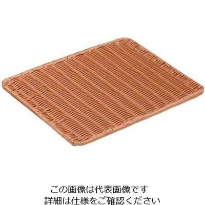 萬洋 樹脂製すのこ 茶 大 91-021B 1個 62-6581-20（直送品）