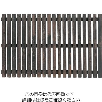 よし与工房 木製すのこ PWー3860 黒 62-6581-39 1個（直送品）