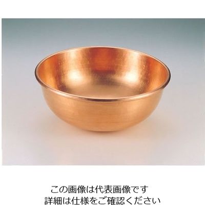 丸新銅器 SA銅打出さわり鍋 手無・スズメッキなし 60cm 62-6583-94 1個（直送品）