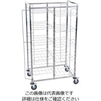 遠藤商事 TKG リムーバブルシェルフトローリー ダブルコラム(18段×2) 62-6588-75 1個（直送品）