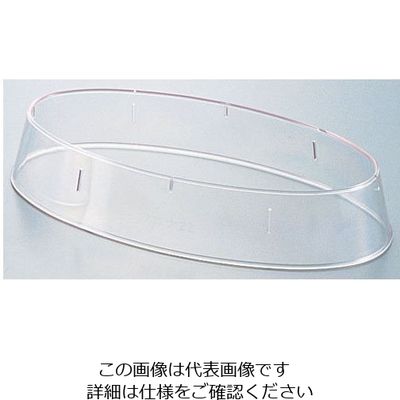 エンテック 抗菌魚皿枠(ポリカーボネイト) 22インチ用 62-6587-04 1個（直送品）