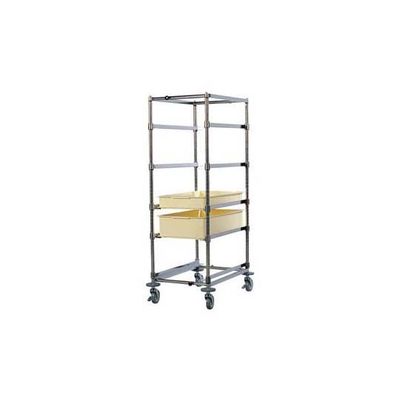 遠藤商事 フリーラックカート 5段 62-6588-81 1個（直送品）