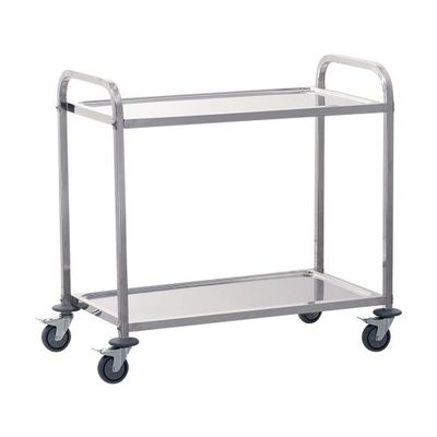 遠藤商事 TKG サイレント キッチンワゴン 2段 L 62-6588-91 1個（直送品）