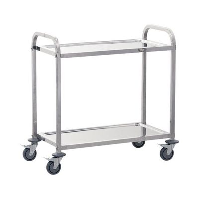 遠藤商事 TKG サイレント キッチンワゴン 2段 M 62-6588-92 1個（直送品）