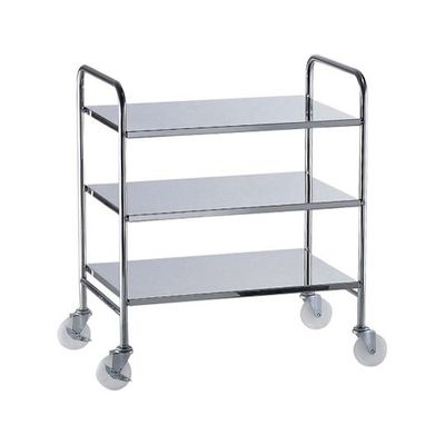 遠藤商事 TKG 18ー8衛生フラットワゴン 3段 ナイロン車 62-6589-09 1個（直送品）