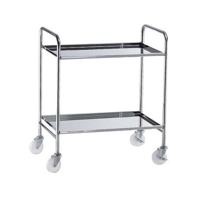 遠藤商事 TKG18ー8衛生サイドアップワゴン2段 ナイロン車 62-6589-11 1個（直送品）