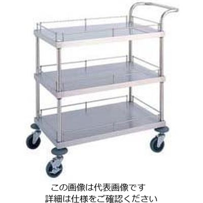 遠藤商事 サービスワゴン W17型 62-6590-25 1個（直送品）