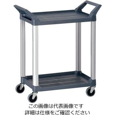 Trust トラスト Hi5ユーティリティーカート S2段 グレー 4010 1個 62-6590-48（直送品）