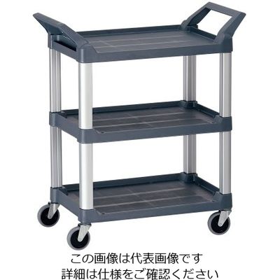 Trust トラスト Hi5ユーティリティーカート S3段 グレー 4011 1個 62-6590-50（直送品）