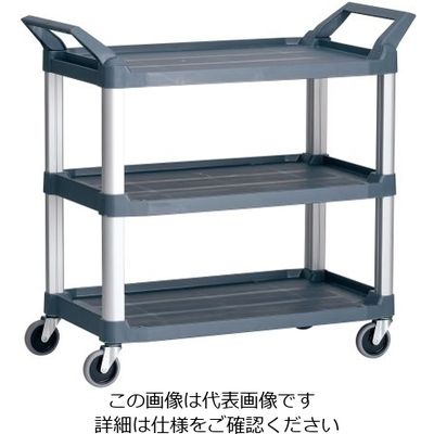 Trust トラスト Hi5ユーティリティーカート L3段 グレー 4021 1個 62-6590-52（直送品）