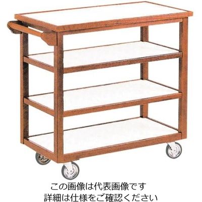 遠藤商事 エコノミー和風4段ワゴン 62-6591-31 1個（直送品）