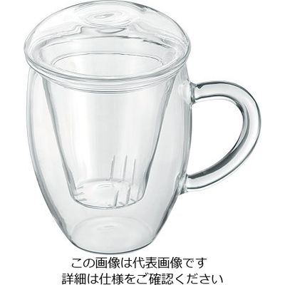アサヒ ストレーナー付マグ 235mL TY-007 1個 62-3827-19（直送品）