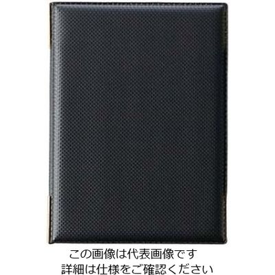 えいむ カーボンタイプメニューブック LBー933 ブラック 61-7999-27 1個（直送品）