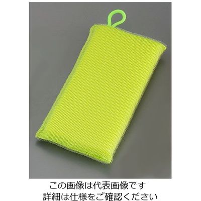 ワコー ワコーストロング タフネットスポンジ (5個入)グリーン 62-6606-32 1ケース(5個)（直送品）