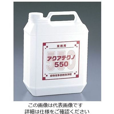 遠藤商事 多目的洗剤 アクアテクノ 4L 550 1個 62-6607-75（直送品）