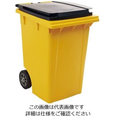 Trust トラスト ロールアウトコンテナ 190L イエロー 1021 1個 62-6615-88（直送品）